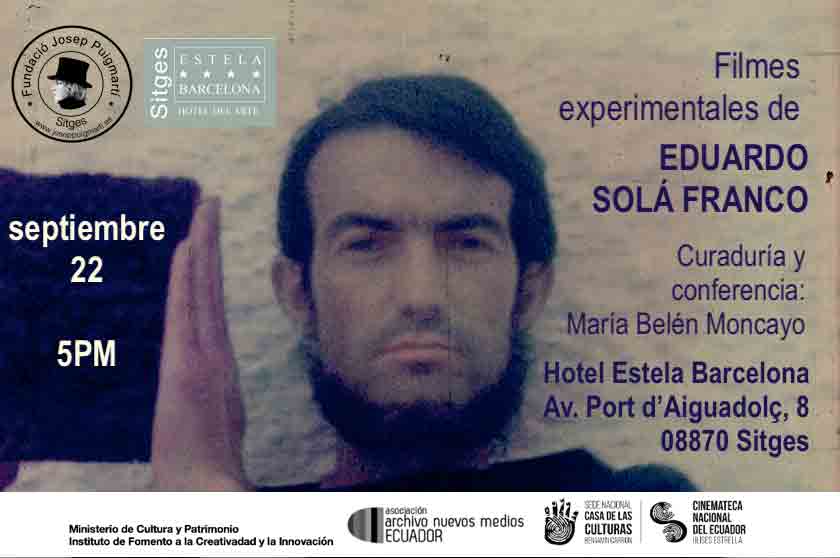 Conferència sobre el Cinema Experimental d’Eduardo Solá Franco – Sitges