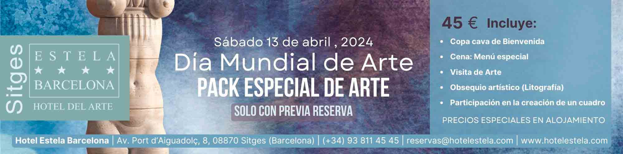 Día Mundial de l'Art-Hotel Estela Barcelona, Sitges
