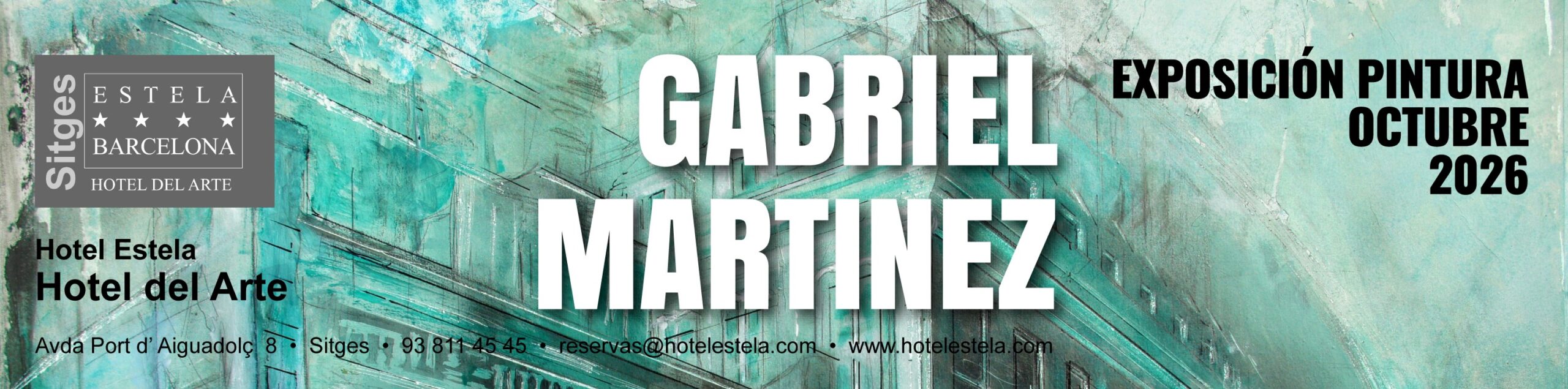 Gabriel Martinez.png Exposición de pintura de Miguel Olivares y Yolanda Martín - Hotel del Arte de Sitges